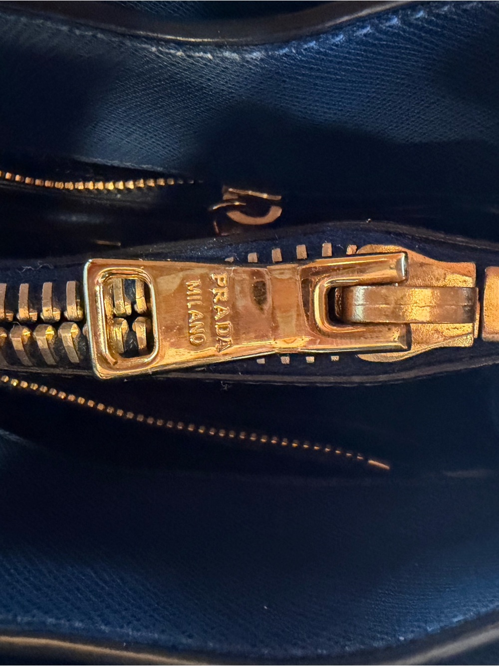 PRADA Saffiano Leather Triple compartment Bag-blue - Picture 11 of 16